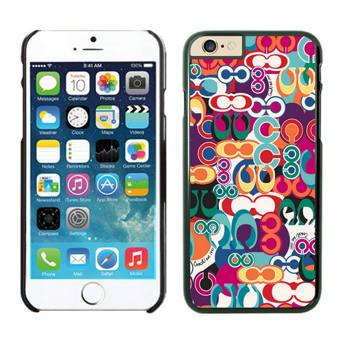 Coach Fashion Monogram Multicolor iPhone 6 Cases EZV - Click Image to Close